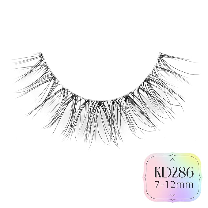 Natural Lashes Mink Natural Eyelashes False Eyelashes Natural Look False Lashes Wispy Eye Lashes Cat Eyelashes Fake Lashes KD286