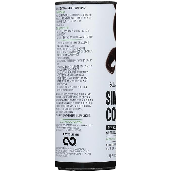 Schwarzkopf Simply Color Permanent Hair Color, 4.65 Dark Golden Brown