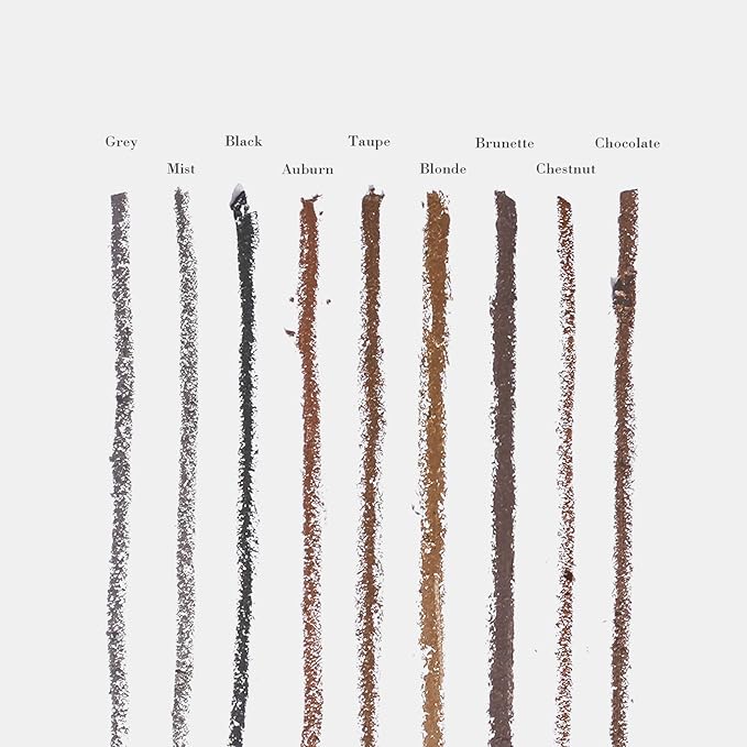 Gray Brown Eyebrow Precision Pencil, Brow Microfilling Pen with Blending Brush, Ultra precise Retractable Defining Pen,Perfectly Fill and Shape Eyebrows for Bushy Brow, Brunette, YES.EYE DO