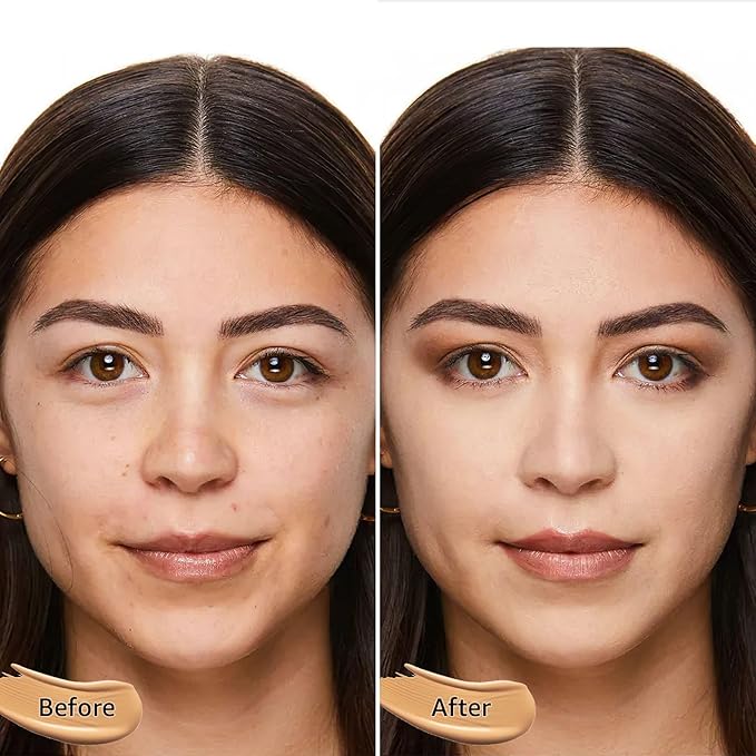 OETUIOW Mushroom Head Air Cushion CC Cream - BB Cream Face Makeup Foundation for Mature Skin Moisturizing Concealer Brighten Long-Lasting, Even Skin Tone for All Skin Types, Natural Color