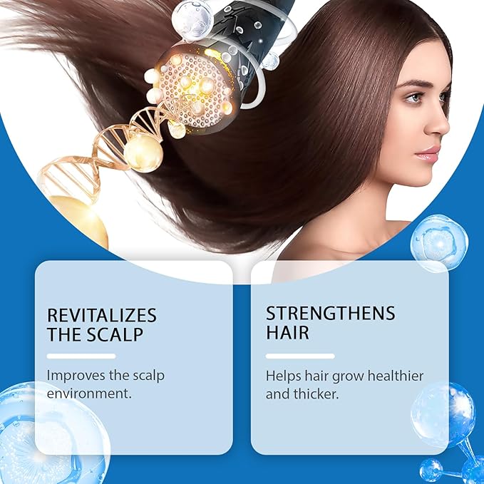 Rosemary Hair Growth Serum - Roll-On Hair Growth Serum with Redensyl & Anagain, Suitable for All Women's Hair Types(30ml)