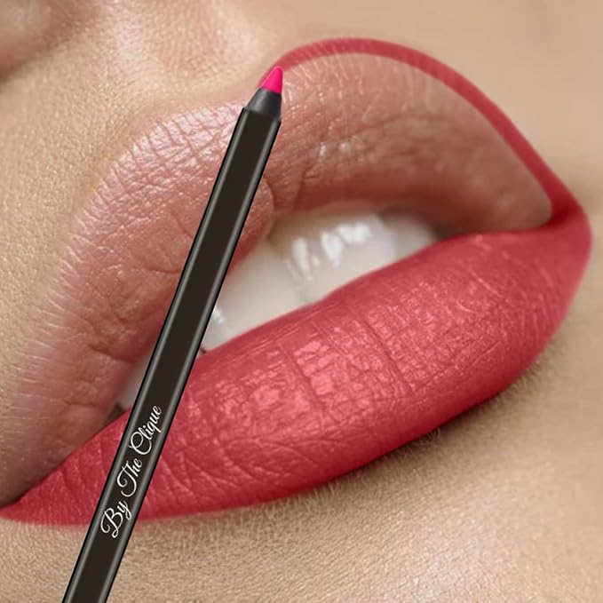By The Clique Premium Long Lasting Matte Lip Liner Pencil | It's Magic | Magenta…