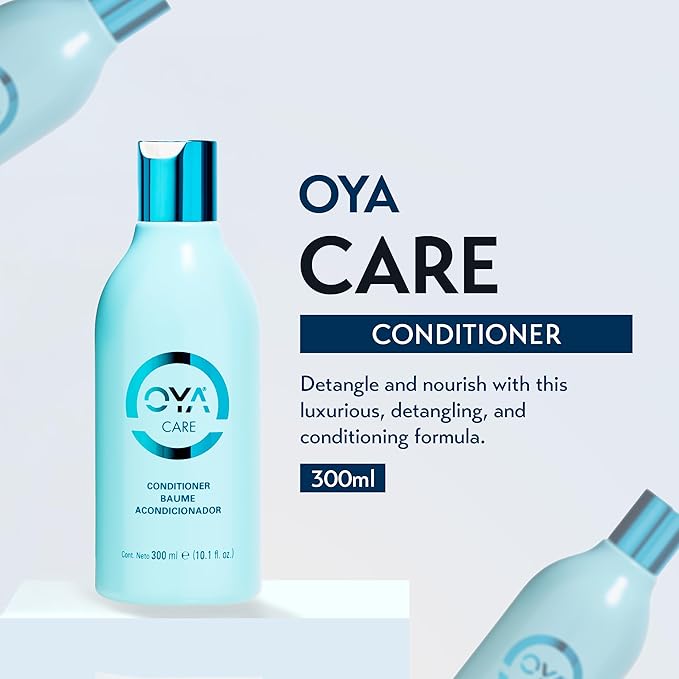 OYA Care Conditioner for Color-Treated Hair – Hydrating & Moisturizing Conditioner for Women & Men – Reduces Frizz, Strengthens Dry & Damaged Hair – For Fine, Thin, Wavy & Frizzy – 300 ml / 10.1 fl oz