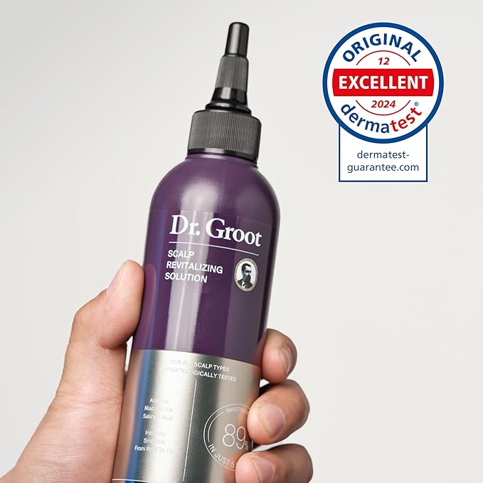 Dr. Groot Miracle in Shower Moisturizing Treatment for Hair Loss, Korean Hair Care Rinse, Rosemary Oil for Smooth, Healthier-Looking Hair in 5 Seconds, Scalp Revitalizing Solution, 250 ML