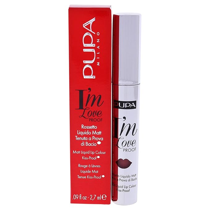 Pupa Milano I Am Love Proof Matt Liquid Lip Color - 003 Rose Nude for Women - 0.09 oz Lipstick