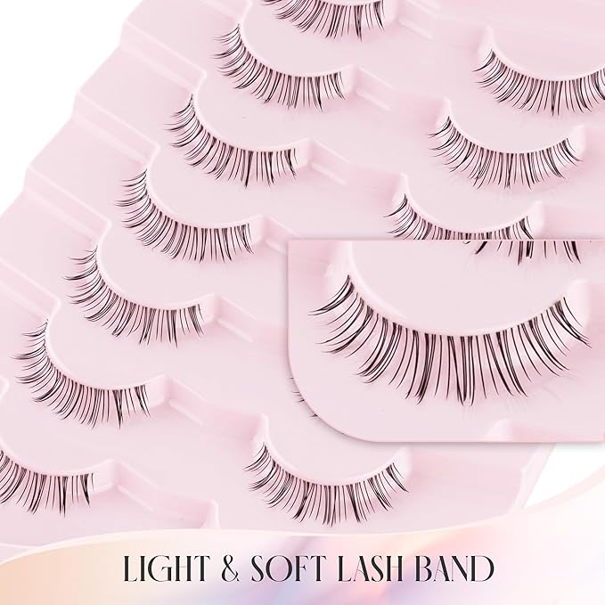 Fake Lashes Natural False Eyelashes Wispy Fake Eyelashes UT57
