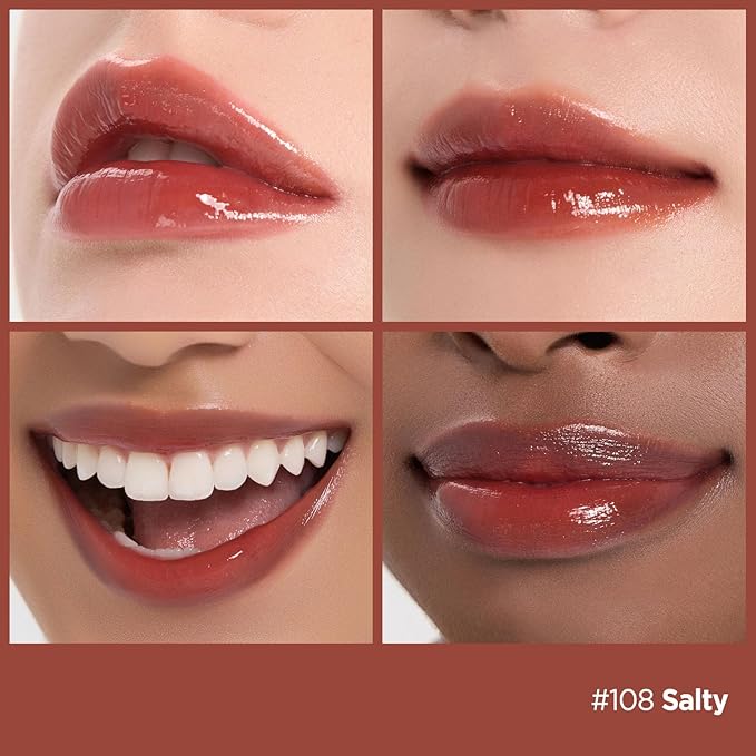 Laka Fruity Glam Lip Tint Mini Duo #108 Salty, #120 Caffeine Rose