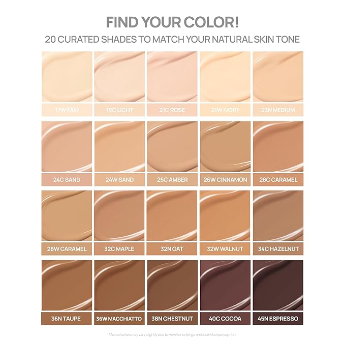 BANILA CO Covericious Ultimate Cover Cushion | Up to 100HR Long-Wear Foundation | 20 Shades for All Skin Tones | Matte & Lightweight Finish | Korean Cushion Foundation (14g / 0.49 oz), 32W WALNUT