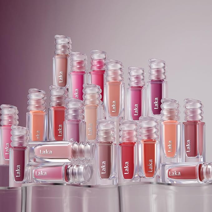 Laka Maxi Glayer Tint 3.8g/0.13oz., Glass Layer of Gloss, Ultra Glow & Vivid Layerable Pigments, High Shine Lip Oil, K-Beauty (#612 Contour)