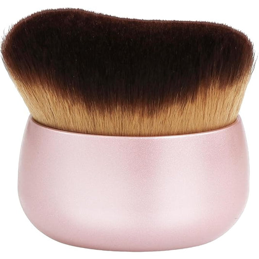 Makeup Blend & Blur Extra Large Body Brush for Self Tanner,Leg Makeup & Bronzer Self Tan Applicator, Powder, Foundation, Blusher, Bronzer，Massager for Face Gift box (Pink)