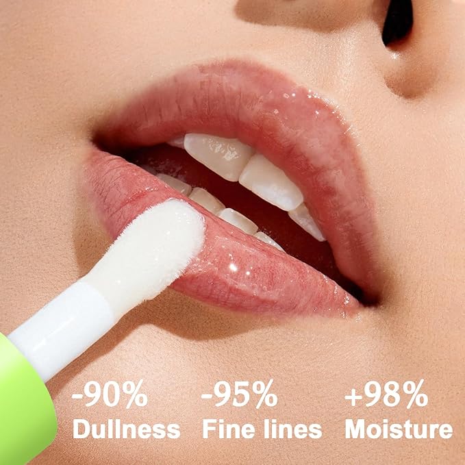6Pcs Hydrating Lip Oil, Mini Lip Glaze Shiny Transparent Lip Glow Oil, Nourishing & Non-sticky Long Lasting Fresh Clear Smooth Lip Care Plumping Lip Oil (6PCS)