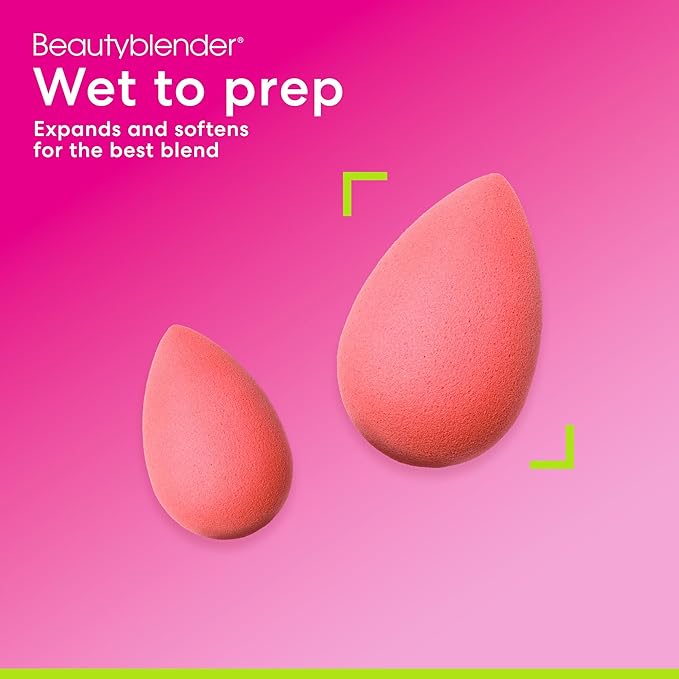 Beautyblender® | Beautyblusher Mid-Sized Beauty Blender Makeup Sponge for Cream & Powder Blush, Super-Soft Foam, Made in USA, Reusable, Washable, Streak Free Application, Vegan, Cruelty Free