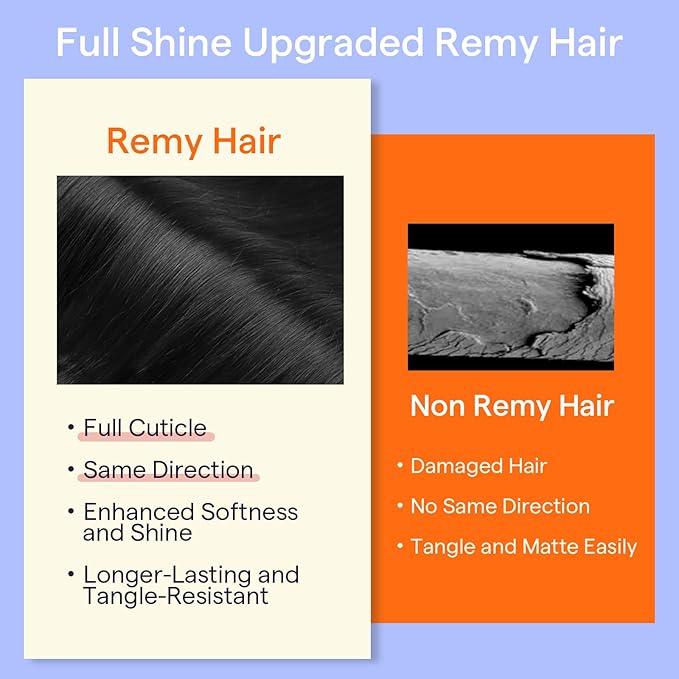 Full Shine Black Human Hair Clip in Extensions Straight Clip in Remy Extensions Jet Black Hair Extensions Clip ins Seamless Thick Ends 14 Inch 120 G 7 Pcs
