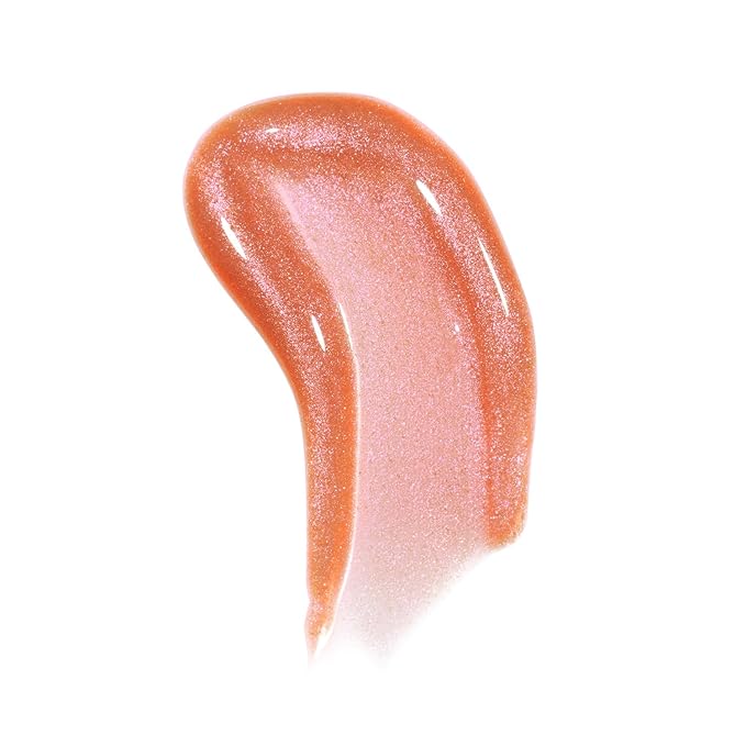 MORPHE Dripglass High Shine Lip Gloss - Semi-Sheer or Full Coverage Lip Color with Glass-Like Shine and Nonsticky Finish - Infused With Squalane & Vitamin E - Peach Prism (0.13 Fl Oz)