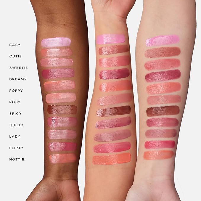 Saie Dew Liquid Blush for Cheeks - Hydrating Cream Blush Stick with a Blendable + Buildable Formula - Skincare Infused Dewy Cheek Tint for a Natural Flush - Glowy Makeup Essential - Lady (.40 oz)