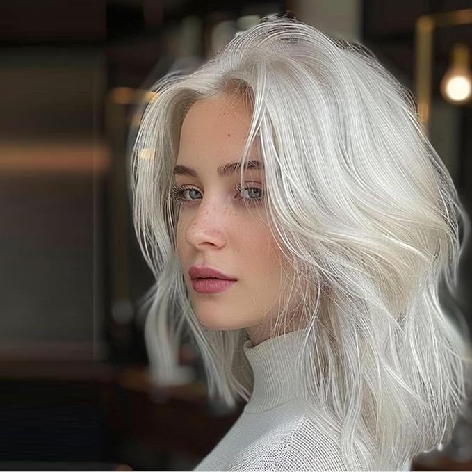 White Temporary Hair Color Wax, Washable Hair Styling Clay for Crazy Hair, Cosplay Party, and Makeup Gifts (4.23 Ounces) for Kids, Men, and Women