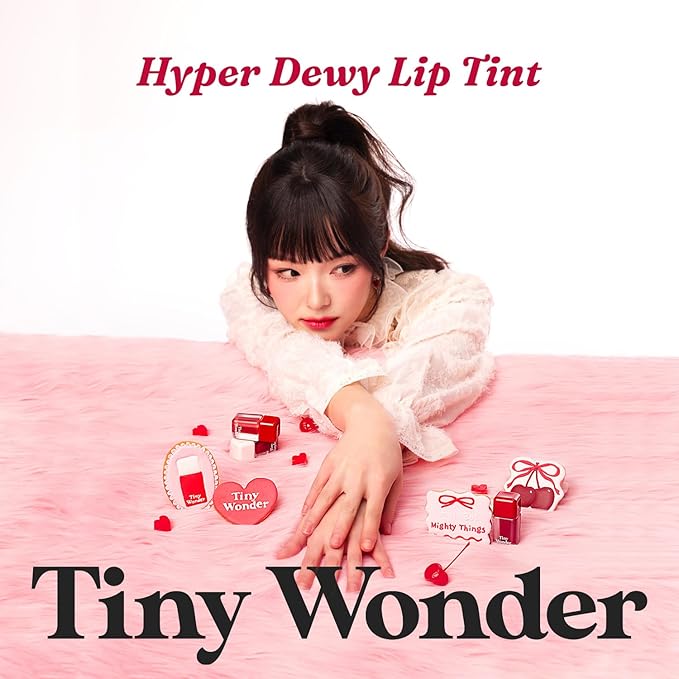 Hyper Dewy Lip Tint - Ultra-Glossy Hypoallergenic Cruelty-Free Lightweight Travel Friendly Korean Lipstick with Antioxidant Protection & Plumping Effect - #05 Shining Rosy