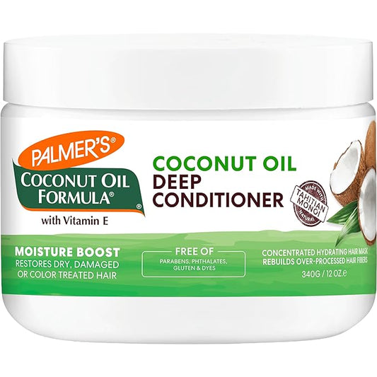 Palmer's Coconut Oil Formula Moisture Boost Deep Hair Conditioner, 12 Fl Oz