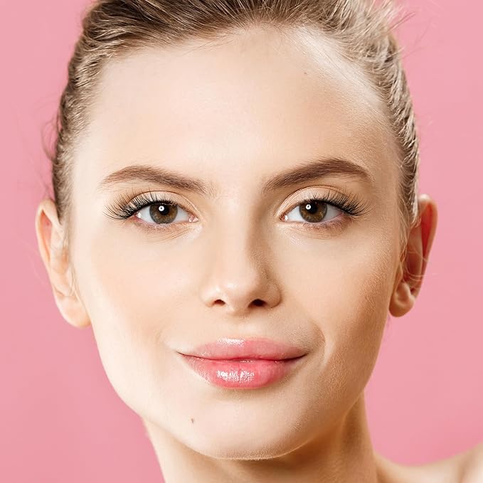 Natural Half Lashes Strips for Nude Makeup Fake Eyelashes Cat Eye Look Wispy Volume Fluffy 3/4 Band Asian Short Wispies Lashes 8 Pairs Small Accent Lash Clusters Extension Faux Mink Lashes Pack