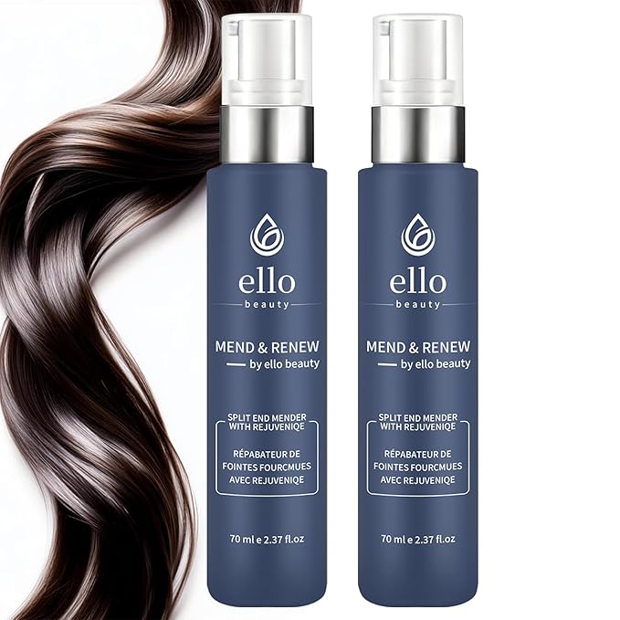 Ello Beauty Split End Repair Serum, Leave-In Split End Repair Serum, a lightweight serum that instantly repairs split ends for healthier-looking hair. 2.4 fl oz (2)