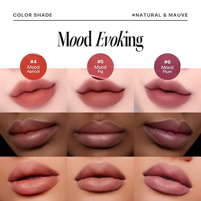 Nature Republic Light on Velvet Tint (01 FRESH LYCHEE) | Weightless Lip Tint with Velvety Matte Finish, High Pigment, Smooth Texture, Non-Sticky Formula, Stocking Stuffers