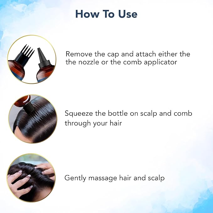 Botanic Hearth 100% Pure Rosemary Oil For Hair Growth | Infused with Biotin, Jojoba & Castor Oil | Hair Oil Repairs Dry Damaged Hair, Strengthening, Healthier - Hair Tonic, 6.7 fl oz - Pack of 2