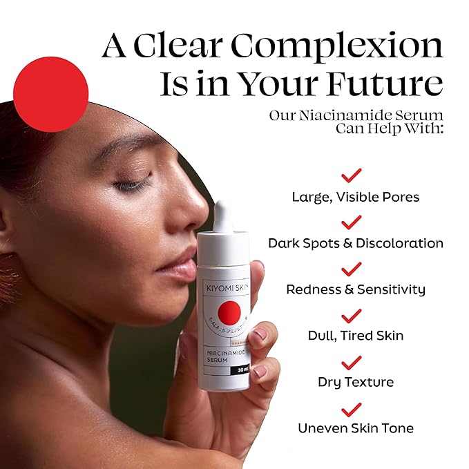 Niacinamide Serum - Hydrating Vitamin B3 Face Serum with 5-ALA and Hyaluronic Acid for Pores, Dark Spots and Uneven Skin Tone - Soothing Facial Moisturizer for All Skin Types - 1 Fl Oz