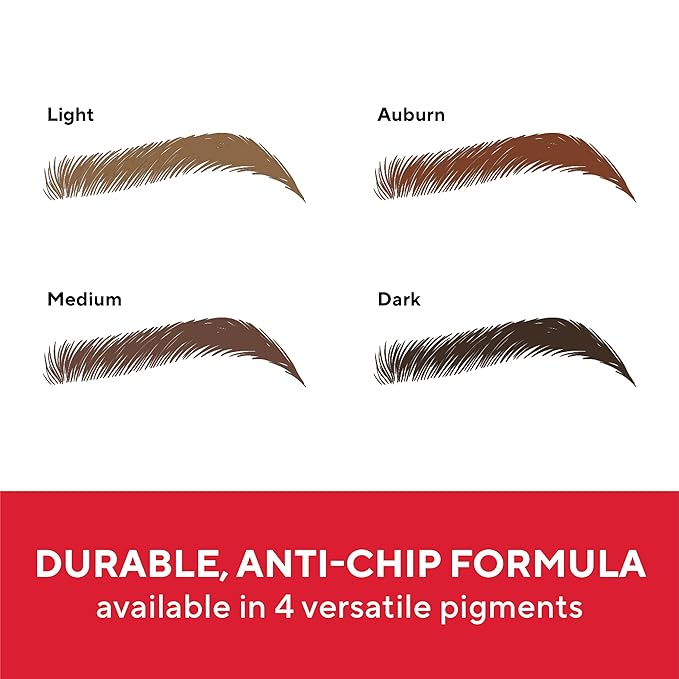 Mirabella Ultra Fine Brow Pencil, Anti-Chip Waterproof Eyebrow Pencil - Smudgeproof, Blendable & Retractable Eyebrow Pencil to Define and Fill In Brows Naturally