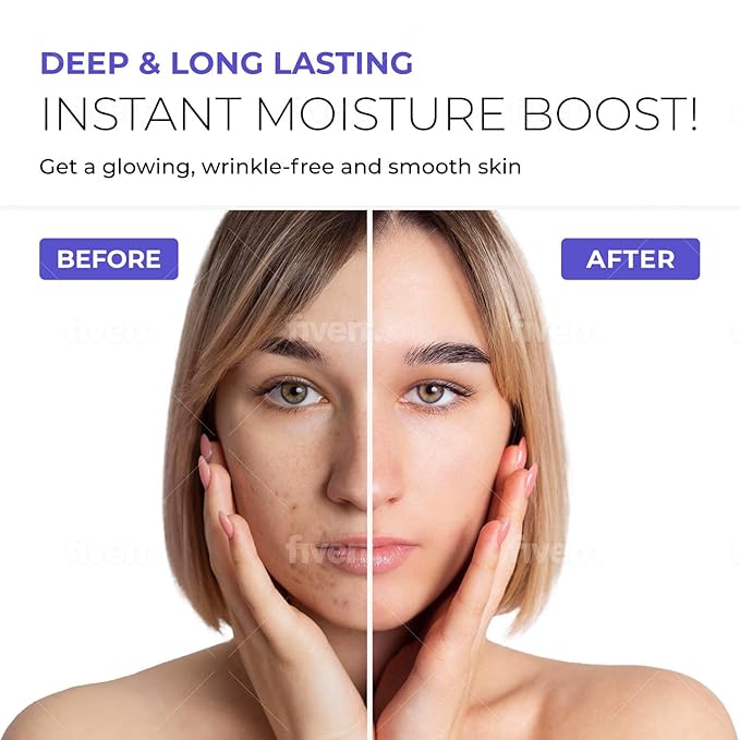 Hydracool Hyaluronic Acid Serum Face Ultra Hydrating Anti-Aging Lightweight Soothing and Plumping Skin Care Peptide Serum Acidio Hialuronico by Nova Derm Institute (1 fl oz.)