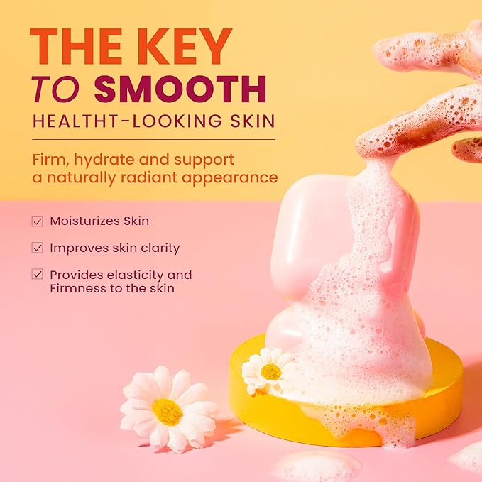 Koji White Kojic Acid & Collagen Skin Brightening Soap for Face & Natural Glowing Skin - Moisturizer, Body Cleansing Bar, Reduce the Appearance of Wrinkles, Vegan, Paraben-Free, 2.82 oz (2 Bars)