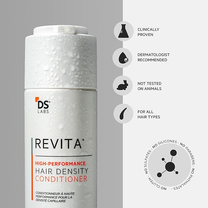 DS Labs Revita Conditioner Refill Pouch, 500 mL – Scalp Refreshing Hydration for Fuller Looking, Weightless Hydration, Caffeine, Turmeric, Sulfate & Silicone Free, Color Safe, For Men & Women