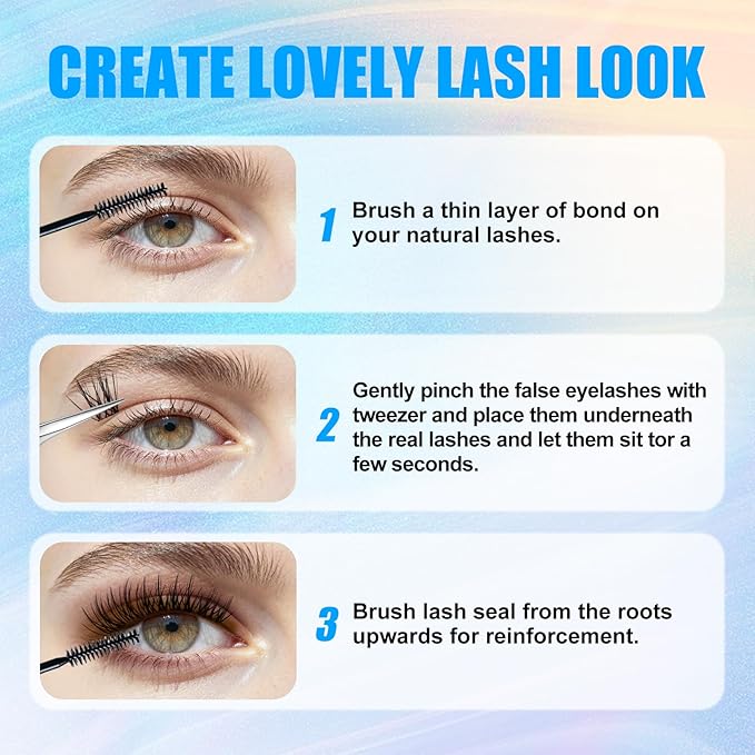 Lash Clusters Wispy Eyelash Clusters DIY Eyelash Extensions 10-16MM C Curl Natural Individual Lashes Fairy 120Pcs Manga Lashes Cluster, DIY Lash Extensions at Home (F01)