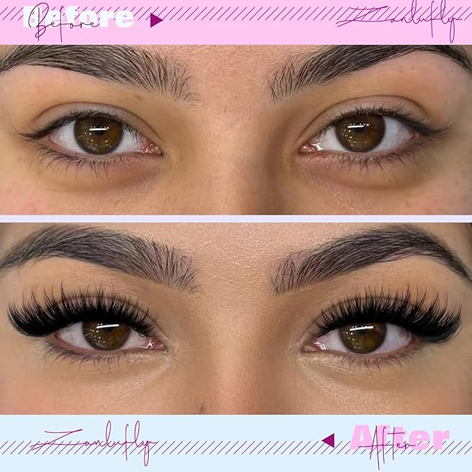 Wispy Lash Clusters Natural Lash Extensions D Curly Eyelash Clusters DIY Eyelash Extensions 10-18MM Cluster Eyelash Extensions 180Pcs Individual Cluster Lashes by ZANLUFLY