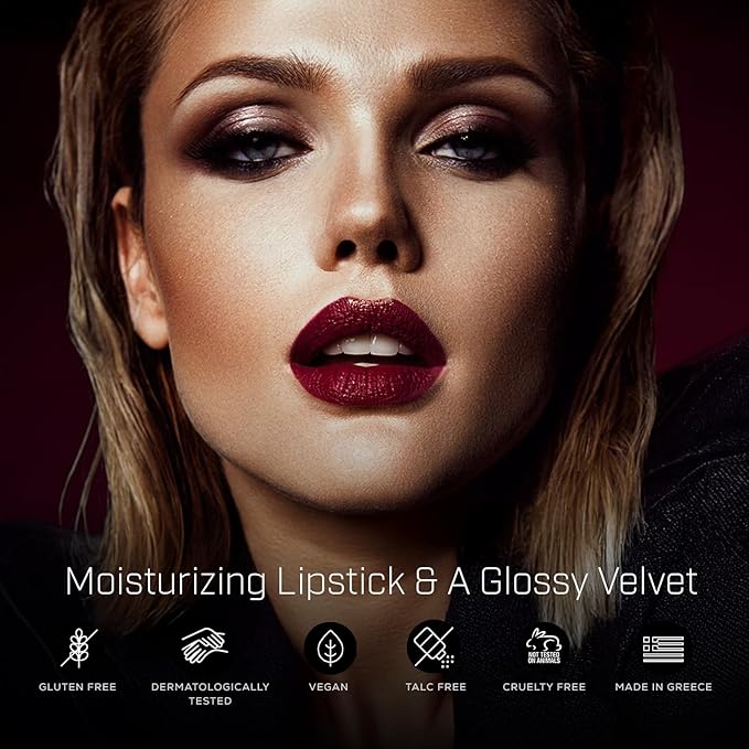 Radiant Professional Advanced Care Lipstick - Ultra Nourishing, Moisturizing Long Lasting Matte Lipstick With Vitamin E- UVA UVB Filters For Sun Protection- VELVET (01 CANTALOUPE - LIGHT PINK NUDE)