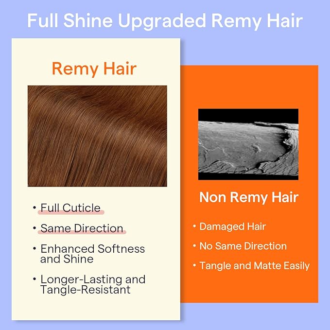 Full Shine Auburn Clip in Hair Extensions Human Hair 24 Inch Real Human Hair Extensions Clip ins Auburn for Long Hair for Sports 7 Pcs 120 G