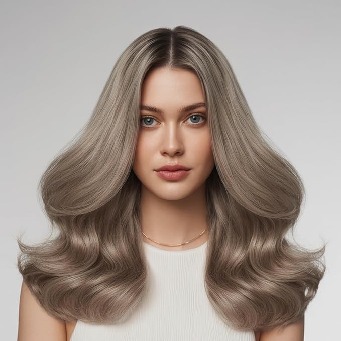 MOEHAIR 8NA Permanent Hair Color (Light Blonde Natural Ash) | Hair Color for 100% Gray Coverage | Infused with Keratin | Adds Shines & Smoothens Hair | Non-Drippy | Double Pigmented (3.38 Fl. Oz)