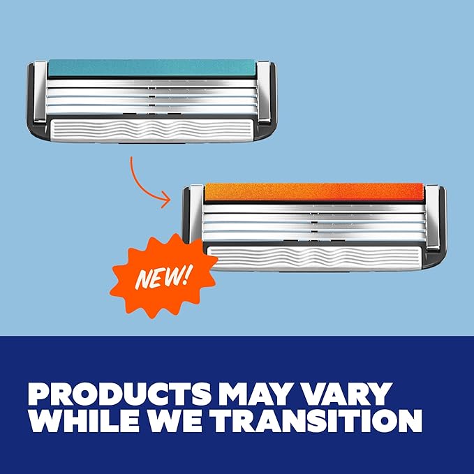 Dollar Shave Club | The Guest Pass Shave Set | 2 Swift Rinse Refill Cartridges, 1 Handle (Blue), 1 Razor Cover, Razors for Men