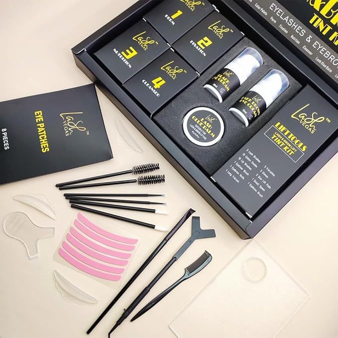 Brow & Eye Lash Lift Kit – Instant Lash Lifting Kit for Thicker Brows – Ideal for Home and Salon Use - Professional Lash Lift Kit - Lasts for 6-8 Weeks