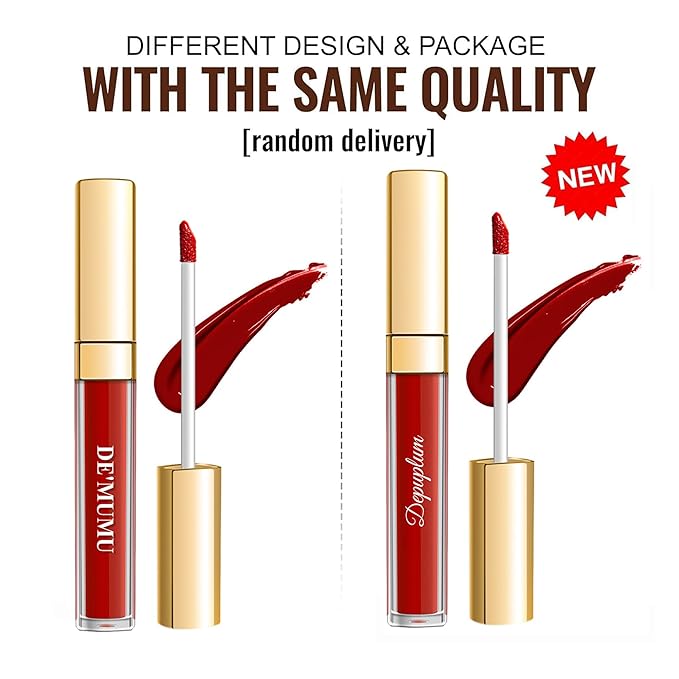 Red Lipstick For Women, Color Stay Long Lasting Lipstick Smudgeproof Liquid Lipsticks, Cruelty Free Lip Color (DM16 Danger Kiss)