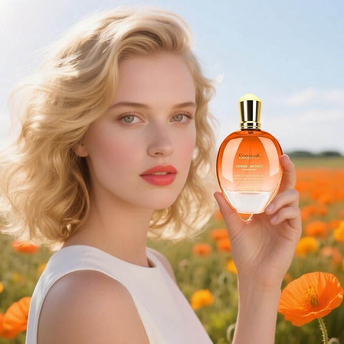 Hair Perfume for Women, Christmas Gift Birthday Gifts for Mom and girls, Leave In Conditioner Spray with Vitamin B5, Hair Care Fragrance, Hair Oil Mist, Citrus, 2.5 fl oz