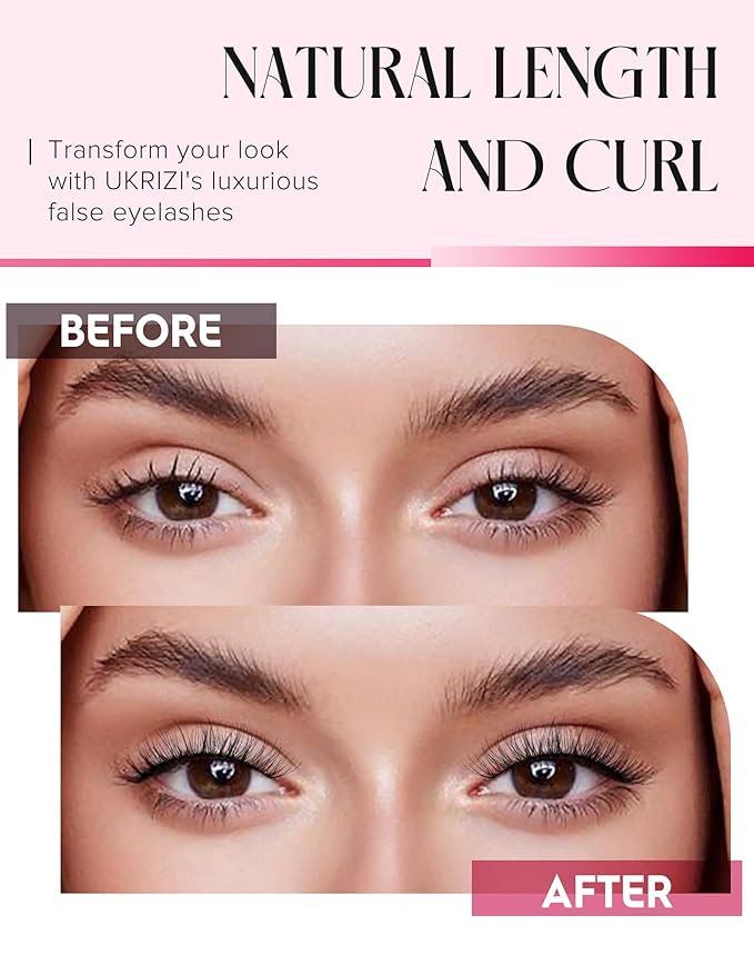 Natural Lashes Mink Natural Eyelashes False Eyelashes Natural Look False Lashes Wispy Eye Lashes Cat Eyelashes Fake Lashes KD286