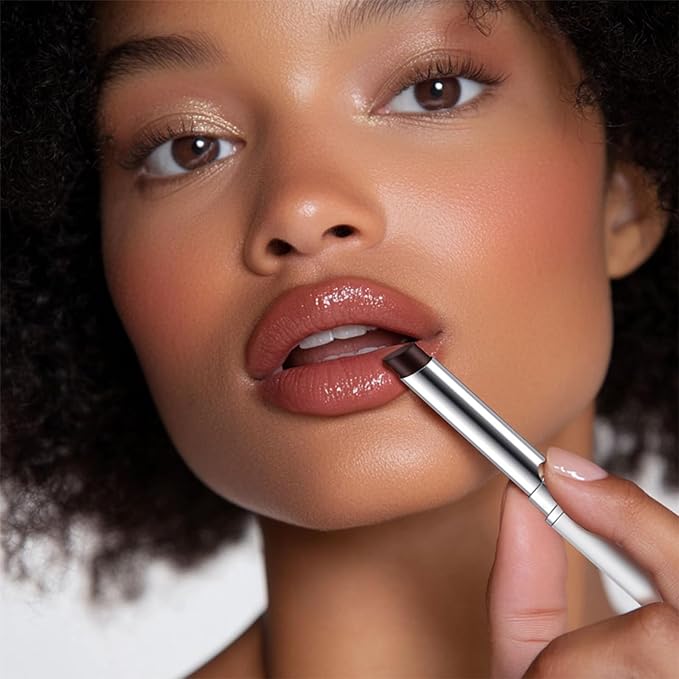 2PCS Honey Lipstick Tinted Lip Balm - Sheer Hydrating Lipstick for All Skin Tones - Moisturizing Lip Color, Nourishing Lip Balm with a Hint of Natural Black Cherry Tint
