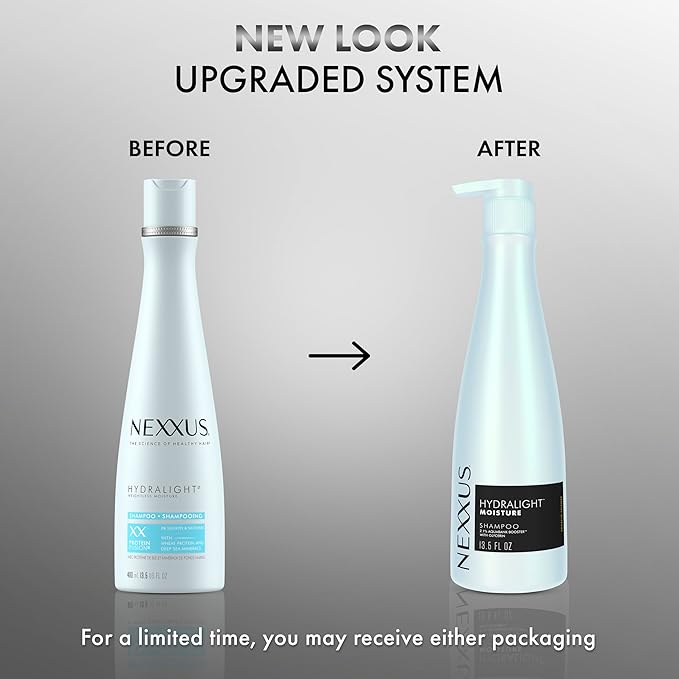 Nexxus Hydra-Light Weightless Moisture Shampoo Replenishing Shampoo for Oily Hair Silicone free 13.5 oz