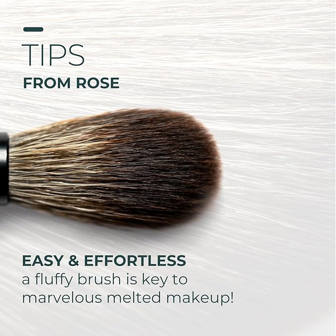 Rose and Ben Beauty E29 Blending Crease Brush | Tapered Dome for Contouring & Depth | Cruelty-Free Bristles