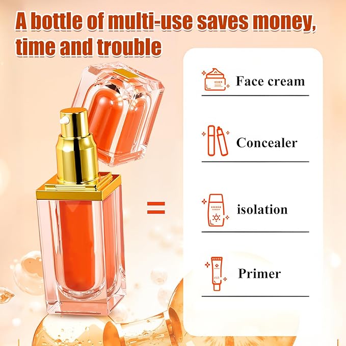 Five Vitamin C Tone-Up Cream,Five Vitamin C Creams Set,Vc BB Cream,Vc Face Moisturizing Makeup Creams,Lightweight Long Lasting Deep Hydration For All Skin Type & Daily Use(2PCS)