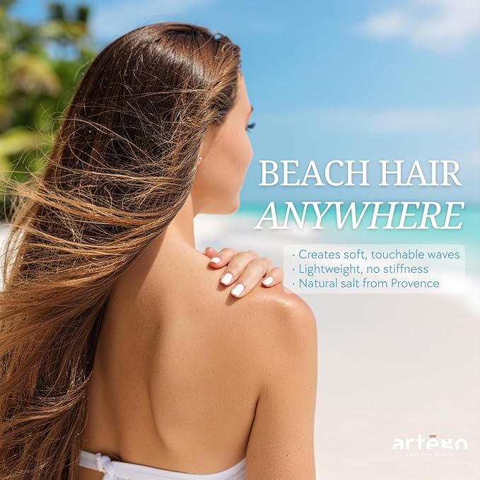 Artègo TOUCH Sea Style Salt Spray (8.5 fl oz) – Texturizing Beach Waves Spray for Volume, Body & Frizz Control