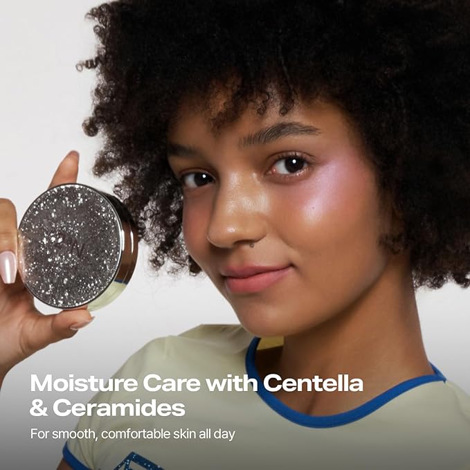 2aN Gleaming Tension Cushion Foundation Pact, Korean Cushion Foundation Makeup, Lightweight & Buildable Coverage with Ceramides and Centella Asiatica (#21 Light Beige, 0.45 oz)