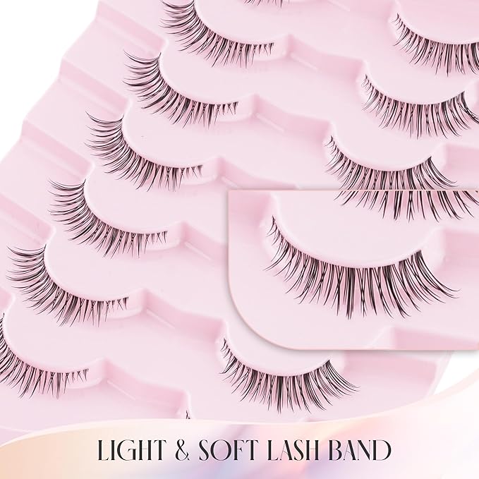Fake Lashes Natural False Eyelashes Wispy Fake Eyelashes UT94