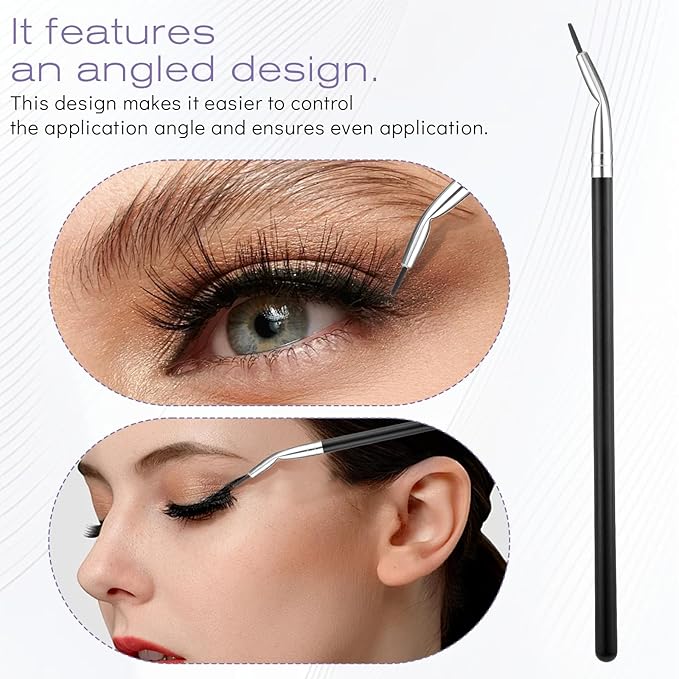 6 Piece Eyelash Brush Separator Eyebrow Combs Dual Ended Spoolie Mascara Fan Brush Lash Separator Comb Eyebrow and Eyeliner Tool Kit