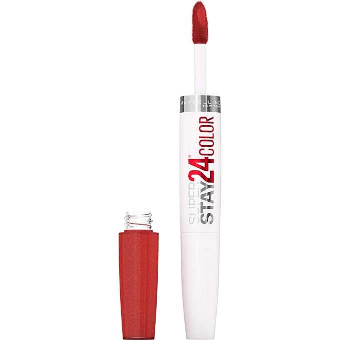 MAYBELLINE Super Stay 24 2-step Long Lasting Liquid Lipstick and Lip Balm, 920 Bronzed Dream, 1 count